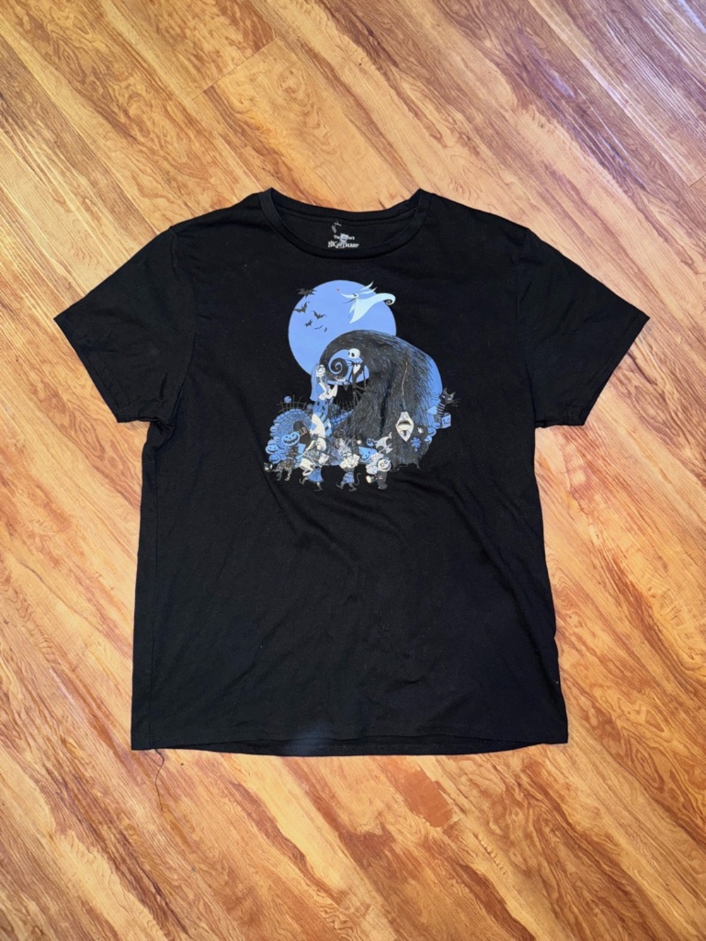 Disney Nightmare Before Christmas Jack Circle Black Men's Size XL Graphic T-Shir